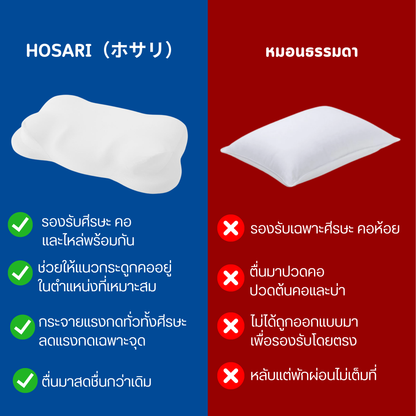 Hosari หมอนเมฆหลับลึก ตื่นมาสดชื่น